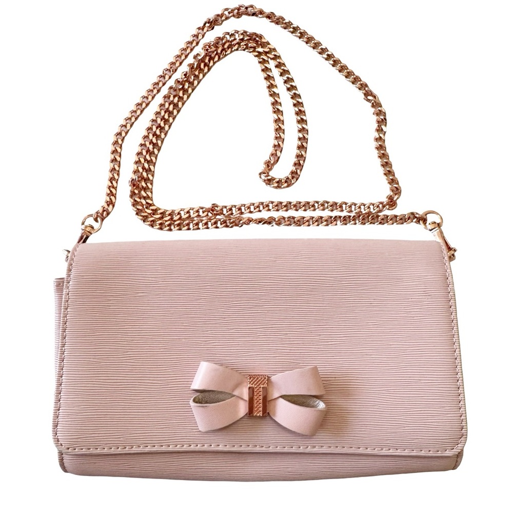 Ted Baker Matinee Pink Bow Chain Crossbody - Picture 16 of 16